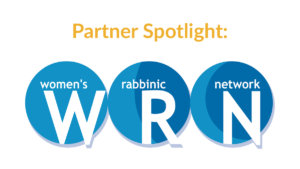 Logo for Women's Rabbinic Network (WRN). Text: Partner Spotlight