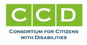 Logo for CCD: Consortium for Citizens with Disabilities