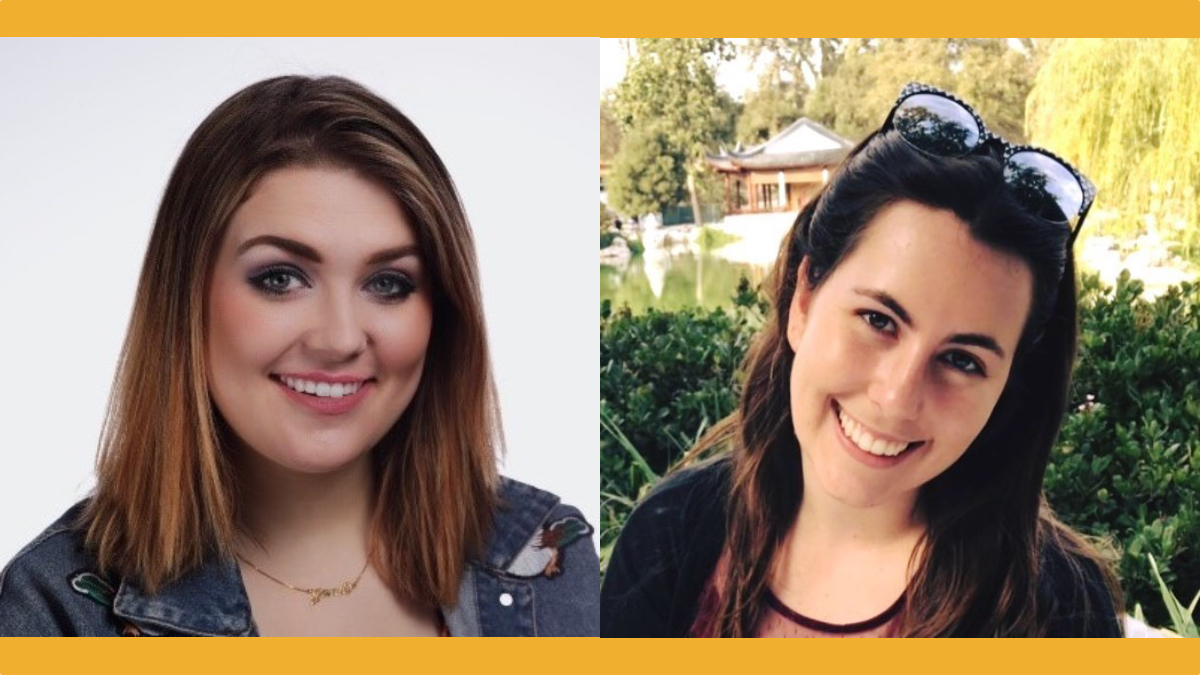 Headshots of Janie Kahan and Stacy Lindenbaum smiling