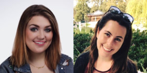 Headshots of Janie Kahan and Stacy Lindenbaum smiling