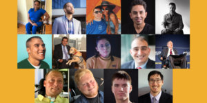 Headshots of fourteen people with spinal cord injuries who were profiled by RespectAbility