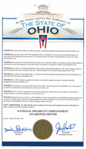 Ohio NDEAM 2021 proclamation