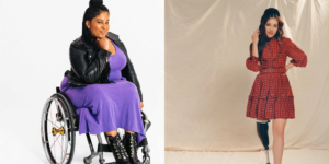 Photos of Tatiana Lee and Alaqua Cox, two women with disabilities with Native American heritage