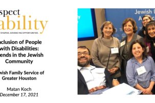 Survey of Houston Jews Marks Improvement on Jewish Disability Inclusion
