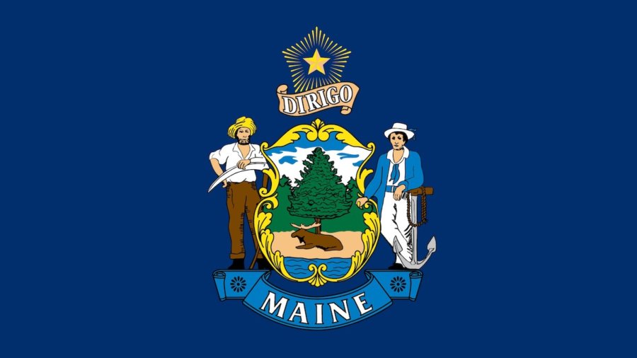 State flag of Maine