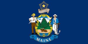 State flag of Maine