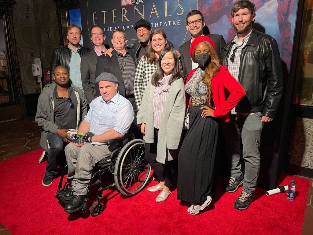 RespectAbility team members at the OneOpen premiere of Marvel's Eternals