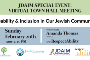Jewish Family Service & Jewish Federation of the Lehigh Valley: Disability & Inclusion in our Jewish Community