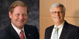 Headshots of Steve Bartlett and Bobby Silverstein.