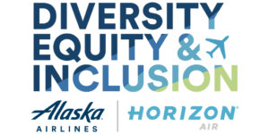 Alaska Airlines and Horizon Air Diversity Equity and Inclusion logo