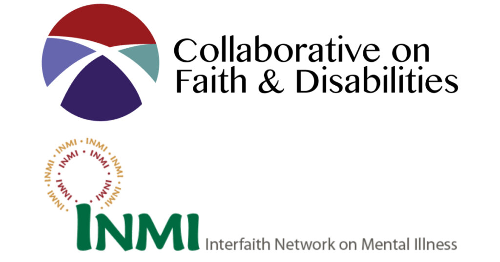 Logos for Collaborative on Faith & Disabilities and Interfaith Network on Mental Illness