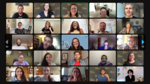 25 diverse people with disabilities on a RespectAbility Lab zoom meeting