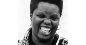 Lois Curtis headshot smiling in black and white