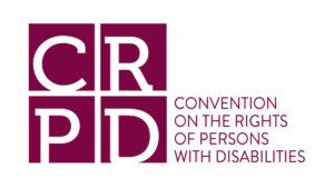 logo for the Convention on the rights of person with disabilities