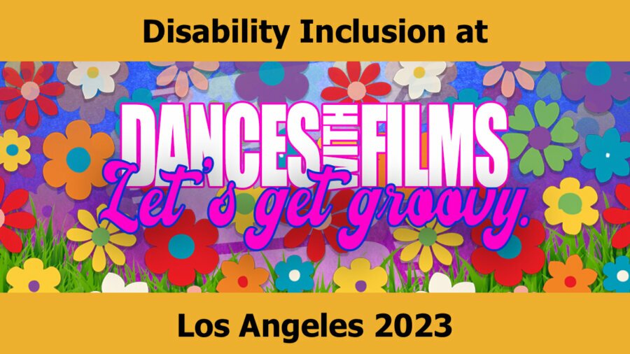 logo for Dances with Films 2023 with tagline 