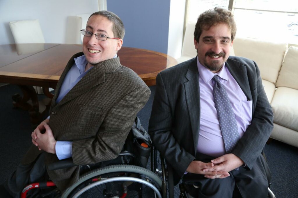 Ben Spangenberg smiling with his late husband, Justin Chappell