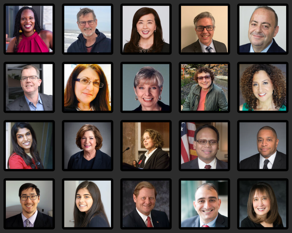 individual headshots of 20 RespectAbility Board members in a grid.