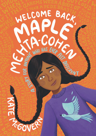 cover art for Welcome Back, Maple Mehta-Cohen showing a girl with long pigtails