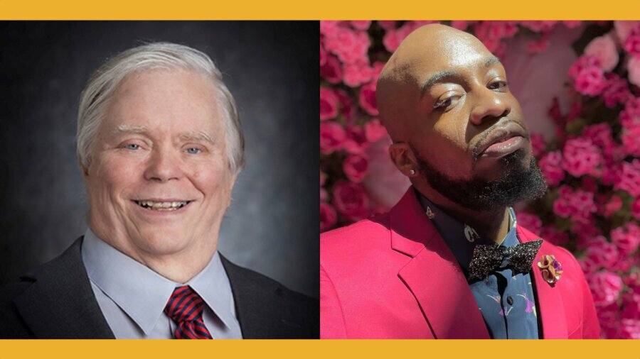 headshots of Lex Frieden and Steven McCoy, the recipients of RespectAbility's 2024 disability impact awards