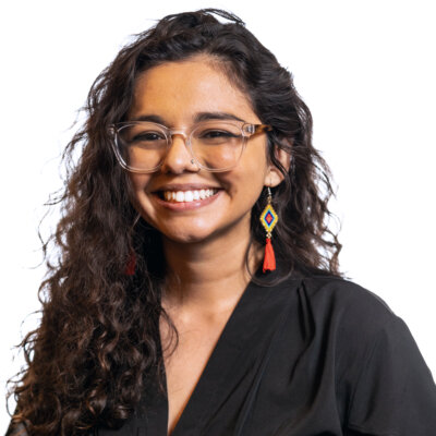 Isabella Vargas smiling headshot wearing a black shirt