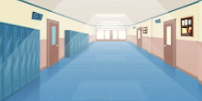 a school hallway wide enough for people to easily navigate representing tolerance for error in action
