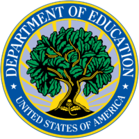 Seal of the US Department of Education with a tree on it