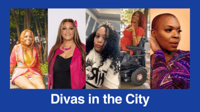 headshots of the five black women with disabilities who are part of the series Divas in the City