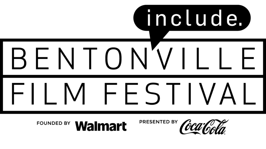 Bentonville Film Festival logo in black and white